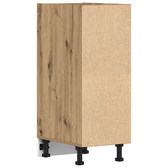 Onderkast Riga 30x44,5x81,5 cm bewerkt hout artisanaal eikenkleur 6