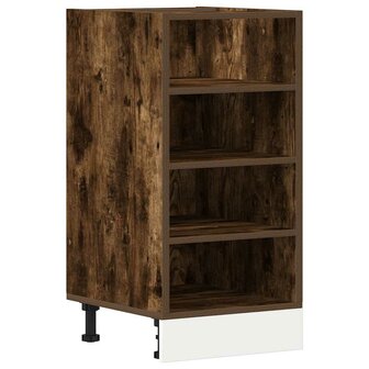 Onderkast Riga 40x44,5x81,5 cm bewerkt hout gerookt eikenkleurig 2