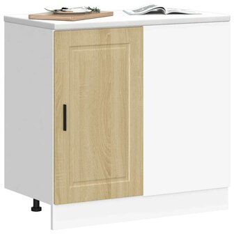 Onderkast Porto bewerkt hout sonoma eikenkleurig 3