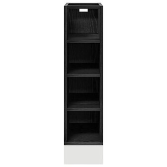 Keukenonderkast Zwart eiken 20 x 44,5 x 81,5 cm Bewerkt hout 5