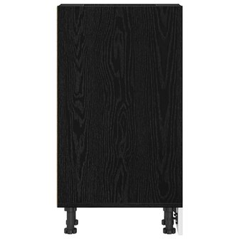Keukenonderkast Zwart eiken 20 x 44,5 x 81,5 cm Bewerkt hout 6