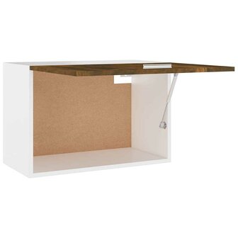 Bovenkast Lyon 60x31x40 cm bewerkt hout gerookt eikenkleurig 7