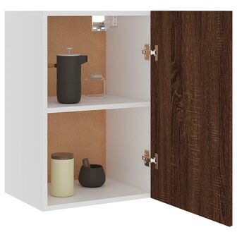 Bovenkast Lyon 39,5x31x60 cm bewerkt hout bruin eikenkleur 6