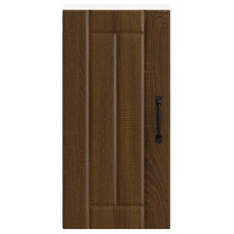Keukenbovenkast Lucca bewerkt hout bruin eikenkleur 4