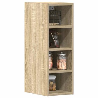 Bovenkast 20x29,5x60 cm bewerkt hout sonoma eikenkleurig 1
