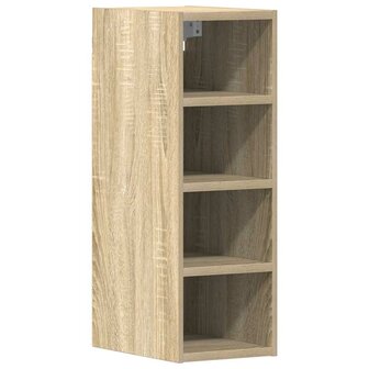 Bovenkast 20x29,5x60 cm bewerkt hout sonoma eikenkleurig 2