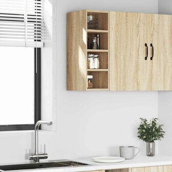 Bovenkast 20x29,5x60 cm bewerkt hout sonoma eikenkleurig 3
