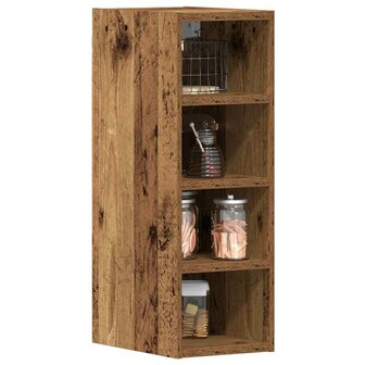 Bovenkast Riga 20x29,5x60 cm bewerkt hout oud houtkleurig 1