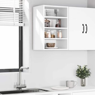 Bovenkast Riga 40x29,5x60 cm bewerkt hout wit 3