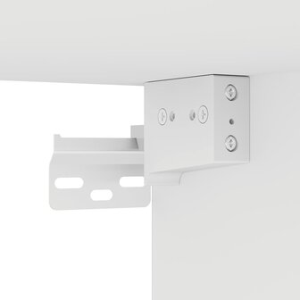 Bovenkast Riga 40x29,5x60 cm bewerkt hout wit 8