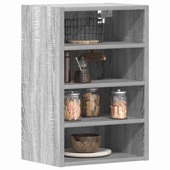 Bovenkast Riga 40x29,5x60 cm bewerkt hout grijs sonoma eikenkleurig 1