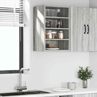 Bovenkast Riga 40x29,5x60 cm bewerkt hout grijs sonoma eikenkleurig 3