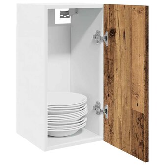 Bovenkast Lyon 30x31x60 cm bewerkt hout oud houtkleurig 1