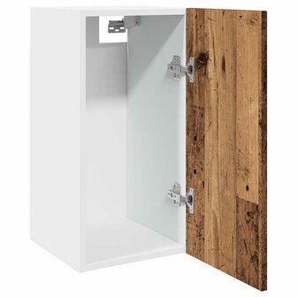 Bovenkast Lyon 30x31x60 cm bewerkt hout oud houtkleurig 5