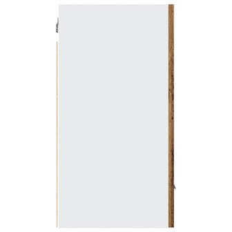 Bovenkast Lyon 30x31x60 cm bewerkt hout oud houtkleurig 6
