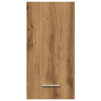 Bovenkast Lyon 30x31x60 cm bewerkt hout artisanaal eikenkleur 4