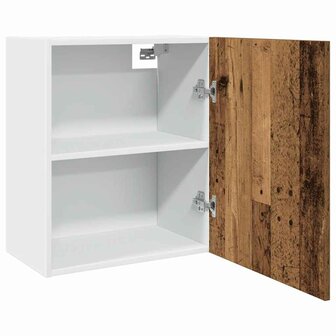 Bovenkast Lyon 50x31x60 cm bewerkt hout oud houtkleurig 5