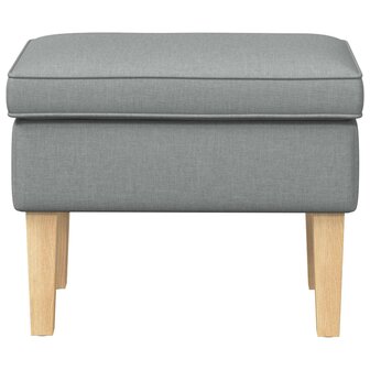 Voetenbank Lichtgrijs 55 x 35 x 41 cm Stof 3