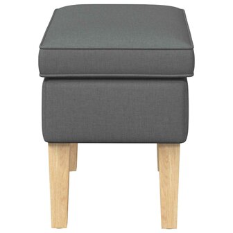 Voetenbank Donkergrijs 55 x 35 x 41 cm Stof 4