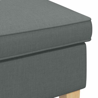 Voetenbank Donkergrijs 55 x 35 x 41 cm Stof 5