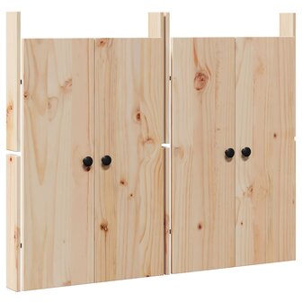 Keukendeur MEPPEL 2 st Cr&amp;egrave;me 50 x 9 x 82 cm Massief grenenhout 2