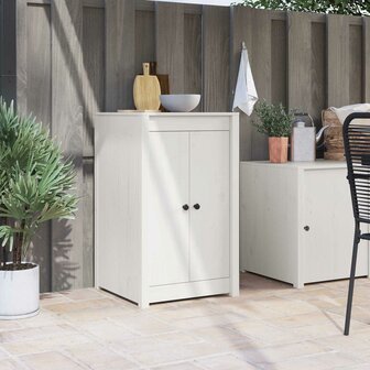 Keukendeur MEPPEL Wit 50 x 9 x 82 cm Massief grenenhout 1