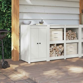 Keukendeur MEPPEL Wit 50 x 9 x 82 cm Massief grenenhout 3