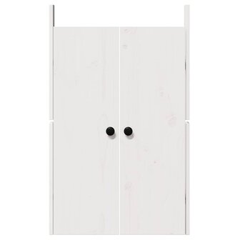 Keukendeur MEPPEL 2 st Wit 50 x 9 x 82 cm Massief grenenhout 6