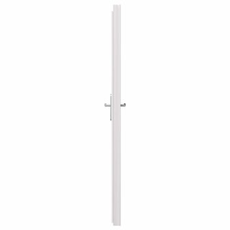Zij-ingangsdeur 88 x 198 cm PVC Antraciet 8