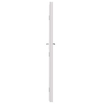 Zij-ingangsdeur 98 x 198 cm PVC Wit 8