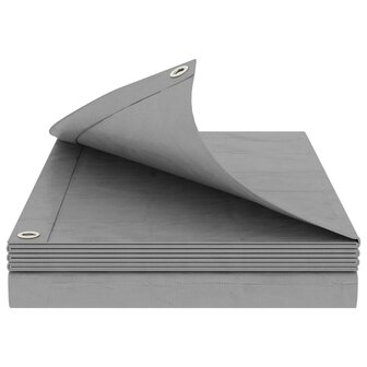 Zeil met Oogjes Lichtgrijs 2 x 3 m 180 gsm PE 2