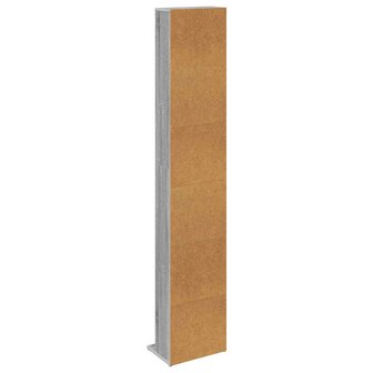Cd-kast Grijs Sonoma 33 x 23,5 x 175 cm Bewerkt hout 6