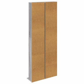 Cd-kast 2 st Grijs Sonoma 33 x 23,5 x 175 cm Bewerkt hout 8