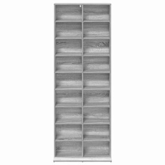 Cd-kast Grijs Sonoma 65 x 23,5 x 175 cm Bewerkt hout 4