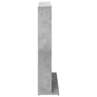 Cd-kast Betongrijs 65 x 23,5 x 97,5 cm Bewerkt hout 5