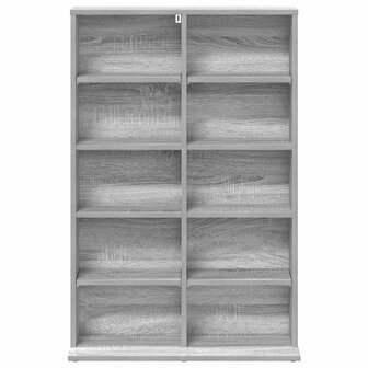 Cd-kast Grijs Sonoma 65 x 23,5 x 97,5 cm Bewerkt hout 4