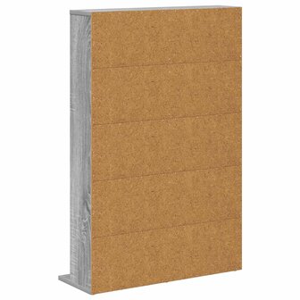 Cd-kast Grijs Sonoma 65 x 23,5 x 97,5 cm Bewerkt hout 6