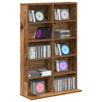 Cd-kast Oud hout 65 x 23,5 x 97,5 cm Bewerkt hout 3
