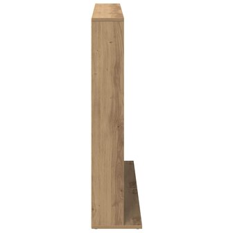 Cd-kast 2 st Artisanaal eiken 65 x 23,5 x 97,5 cm Bewerkt hout 7