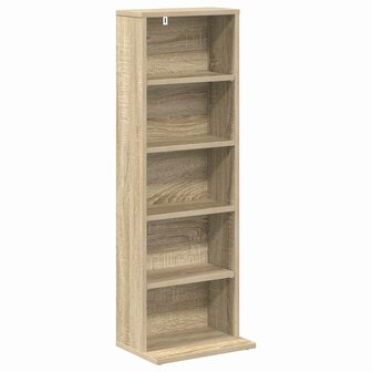 Cd-kast Sonoma Eiken 33 x 23,5 x 97,5 cm Bewerkt hout 2