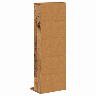 Cd-kast Oud hout 33 x 23,5 x 97,5 cm Bewerkt hout 6