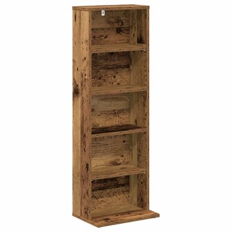 Cd-kast 2 st Oud hout 33 x 23,5 x 97,5 cm Bewerkt hout 4