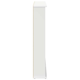 Cd-kast 2 st Wit 60 x 17 x 92 cm Bewerkt hout 7