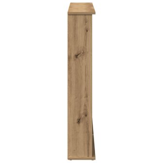 Cd-kast 2 st Artisanaal eiken 60 x 17 x 92 cm Bewerkt hout 7