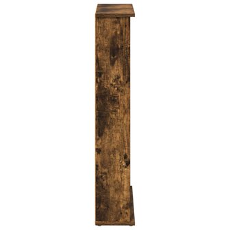Cd-kast 2 st Gerookt eiken 60 x 17 x 92 cm Bewerkt hout 7