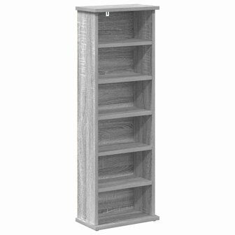 Cd-kast Grijs Sonoma 60 x 17 x 92 cm Bewerkt hout 2