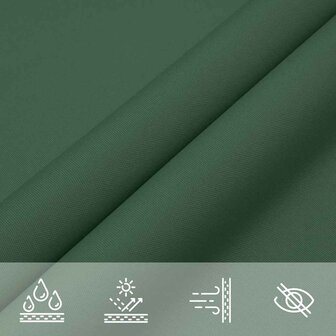 Zonnescherm vierkant 2,5x2,5 m oxford stof donkergroen 7