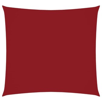 Zonnescherm vierkant 2x2 m oxford stof rood 2