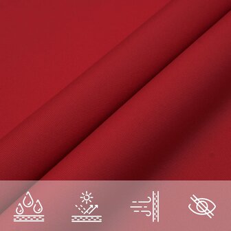 Zonnescherm vierkant 2x2 m oxford stof rood 7