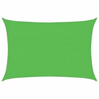 Zonnezeil 160 g/m&amp;sup2; 2x2,5 m HDPE lichtgroen 2